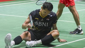 FOTO: Jonatan Kalah Dramatis di Indonesia Masters