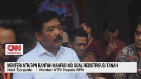 VIDEO: Menteri ATR/BPN Bantah Mahfud Md Soal Redistribusi Tanah