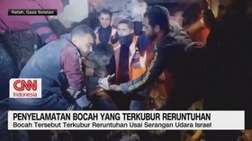 VIDEO: Penyelamatan Bocah yang Terkubur Reruntuhan