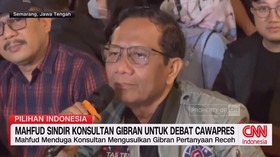 VIDEO: Mahfud Sindir Konsultan Gibran Untuk Debat Cawapres