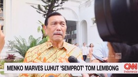 VIDEO: Menko Marves Luhut 'Semprot' Tom Lembong