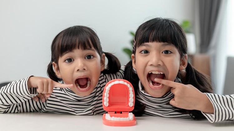Ilustrasi Gigi Anak Ilustrasi Gigi Anak
