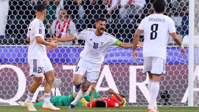 Jadwal pertandingan Piala Asia 2023 hari ini akan menampilkan dua laga di babak 16 besar: Irak vs Yordania dan Qatar vs Palestina, Senin (29/1).