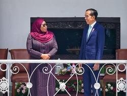 Jokowi Terima Kunjungan Kenegaraan Presiden Tanzania di Istana Bogor