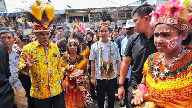 Gibran Janji Bangun Lebih Banyak Pasar Tradisional di Papua