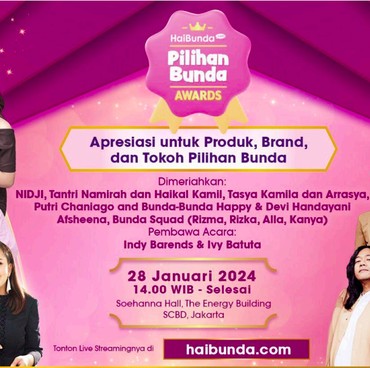 Dimeriahkan oleh Keluarga Artis, HaiBunda Gelar 'Pilihan Bunda Awards'