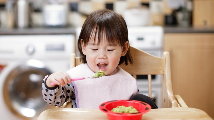 Ilustrasi Anak Makan