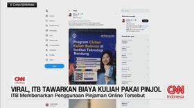 VIDEO: Viral, ITB Tawarkan Biaya Kuliah Pakai Pinjol