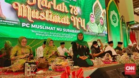 Khofifah Gelar Selawat Menangkan Prabowo-Gibran Satu Putaran