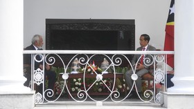 FOTO: Momen Jokowi Jamu PM Timor Leste Xanana Gusmao di Istana Bogor