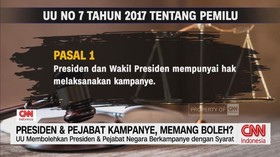 VIDEO: Presiden & Pejabat Kampanye, Memang Boleh?