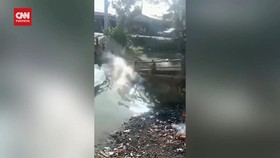 VIDEO: Momen Jembatan Penyebrangan Ambruk Setelah Dilewati 3 Mobil
