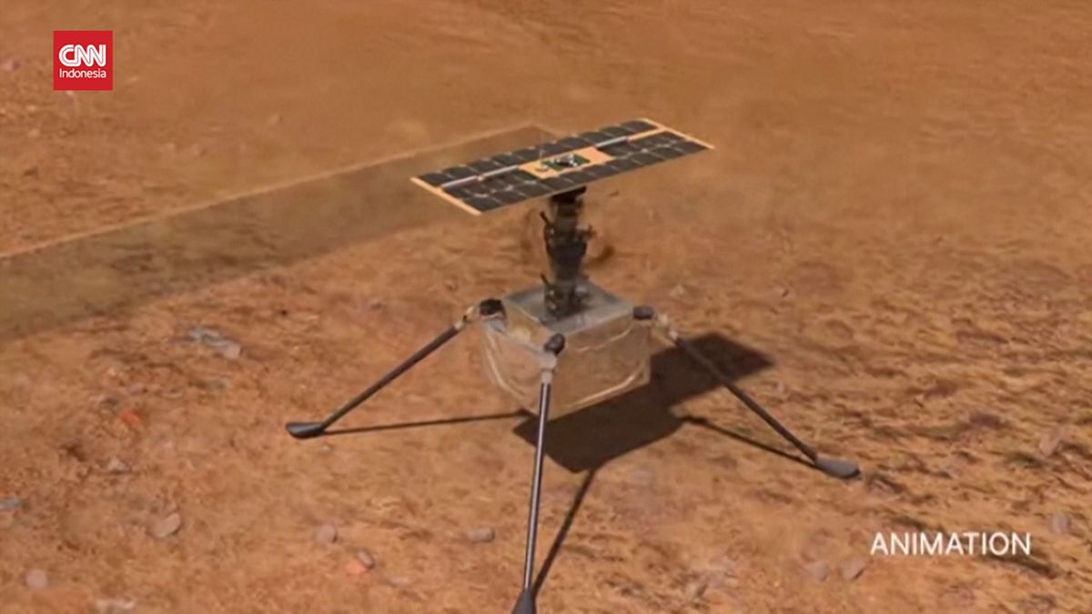 VIDEO: Ingenuity Tak Bisa Lagi Terbang, Akhiri Misi 1000 Hari di Mars