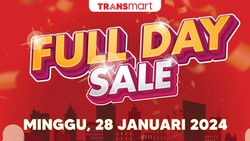 Transmart Full Day Sale dengan Diskon 50%+20% Hadir Hari Ini!