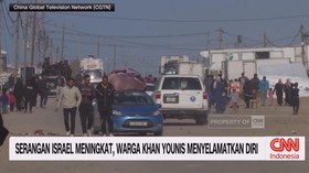 VIDEO: Serangan Israel Meningkat, Warga Khan Younis Menyelamatkan Diri