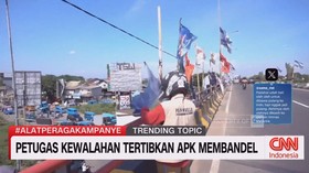 VIDEO: Petugas Kewalahan Tertibkan APK Membandel