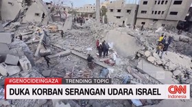 VIDEO: Duka Korban Serangan Udara Israel