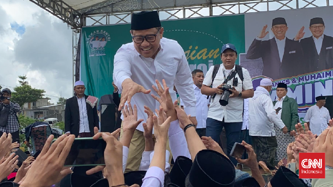 Cawapres omor urut 1 Muhaimin Iskandar atau Cak Imin yakin bakal mendapat banyak suara di Provinsi Banten, DKI Jakarta dan Jawa Barat di Pilpres 2024.