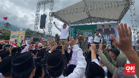 Laskar Santri Deklarasi Dukung Anies-Muhaimin di Wonosobo