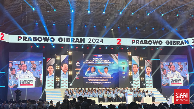 Calon presiden nomor urut 2 Prabowo Subianto menyatakan bahwa ia bersama Koalisi Indonesia Maju (KIM) merupakan tim dari Presiden Joko Widodo (Jokowi).