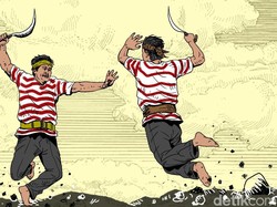Geger Mertua dan Menantu Duel Maut Carok di Probolinggo Jatim