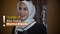 Padukan Blazer Hitam dan Celana Plisket, Marini Zumarnis Tampil Necis