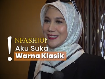 Padukan Blazer Hitam dan Celana Plisket, Marini Zumarnis Tampil Necis