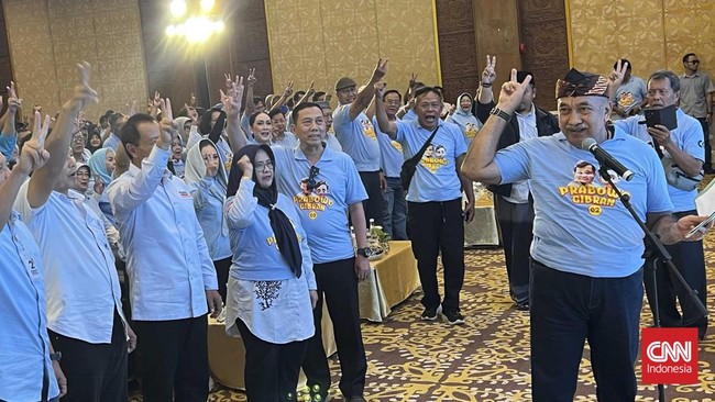 Anggota Dewan Penasihat TKN Jenderal Purn Sutarman meminta para Purnawirawan dam Warakawuri menerapkan sistem 1 banding 5 untuk menggalang suara Prabowo-Gibran.