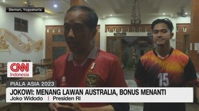 VIDEO: Jokowi: Menang Lawan Australia, Bonus Menanti