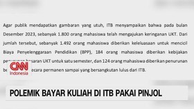 VIDEO: Polemik Bayar Kuliah di ITB Pakai Pinjol