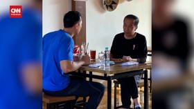 VIDEO: Jokowi dan AHY Bahas Isu Kebangsaan Sambil Makan Gudeg di Jogja