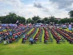 Pertama di Dunia, Becak Listrik Diluncurkan oleh TKN Prabowo di Madiun