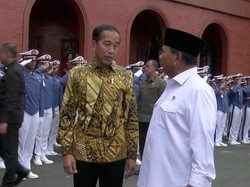 Jokowi Disambut Prabowo di Peresmian RSPPN Panglima Besar Soedirman