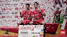 FOTO: Leo/Daniel Wakil Pertama Indonesia yang Raih Gelar di 2024