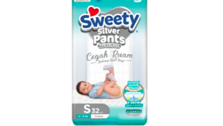 Sweety Silver Pants Popok Bayi