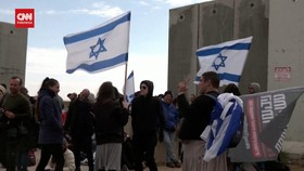 VIDEO: Demonstran Israel Tutup Jalur Truk Bantuan ke Palestina