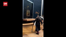 VIDEO: Lukisan Mona Lisa di Louvre Paris Disiram Sup oleh Aktivis