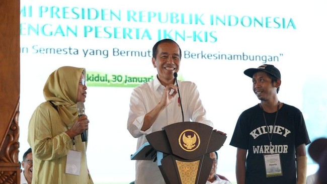 Presiden Jokowi mengapresiasi program JKN dengan memberikan jaminan kesehatan yang sangat penting untuk menuju Indonesia semakin maju.