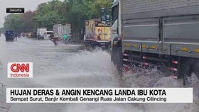 VIDEO: Hujan Deras dan Angin Kencang Landa Ibu Kota