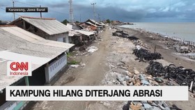 VIDEO: Kampung Hilang Diterjang Abrasi