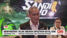 VIDEO: Menparekraf: Pajak Hiburan Dipastikan Batal Naik