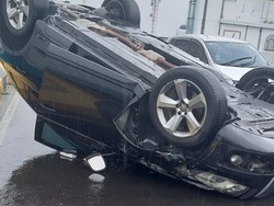 Dugaan Sementara Polisi soal Penyebab Audi Terbalik di JLNT Antasari