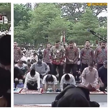 Gerakan Salat Paspampres Saat Amankan Jokowi Tuai Kontroversi