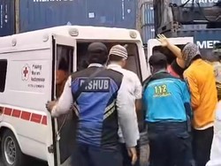 Polisi Selidiki Insiden Pekerja Depo Surabaya Tewas Terlindas Reach Stacker