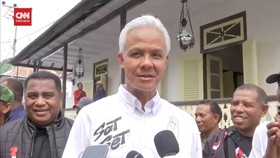VIDEO: Soal Tagar Ganjar-Mahfud dan Aminajadulu, Ganjar: Terlalu Dini