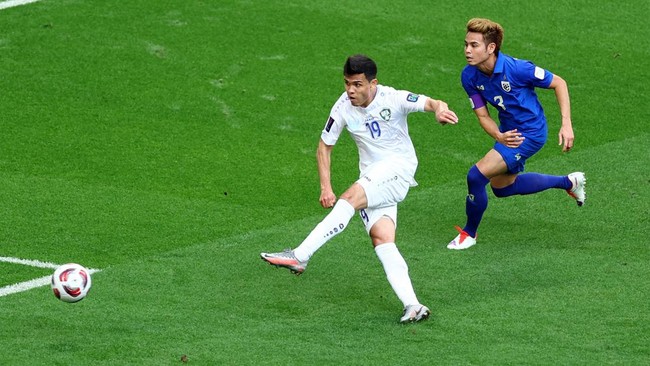 Wakil ASEAN dipastikan habis di Piala Asia 2023 setelah Thailand kalah dari Uzbekistan di laga babak 16 besar, Selasa (30/1).