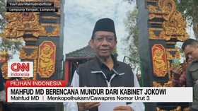 VIDEO: Capres-cawapres Tanggapi Rencana Mundurnya Mahfud MD