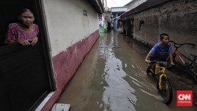 15 RT di Jakarta Masih Terendam Banjir Kamis Pagi