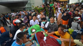 FOTO: Penampakan Rumah Sakit Semen Padang Usai Ledakan