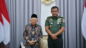 KSAD Maruli Temui Ma'ruf Amin: Ada Beberapa Arahan dari Beliau